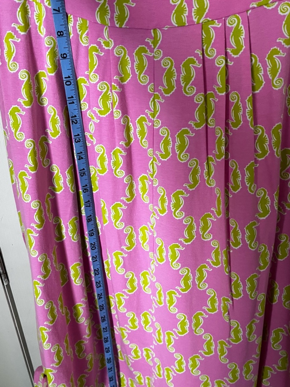 Women’s Crown & Ivy Pink and Neon Green Seahorse Beach Dress - Picture 8 of 8